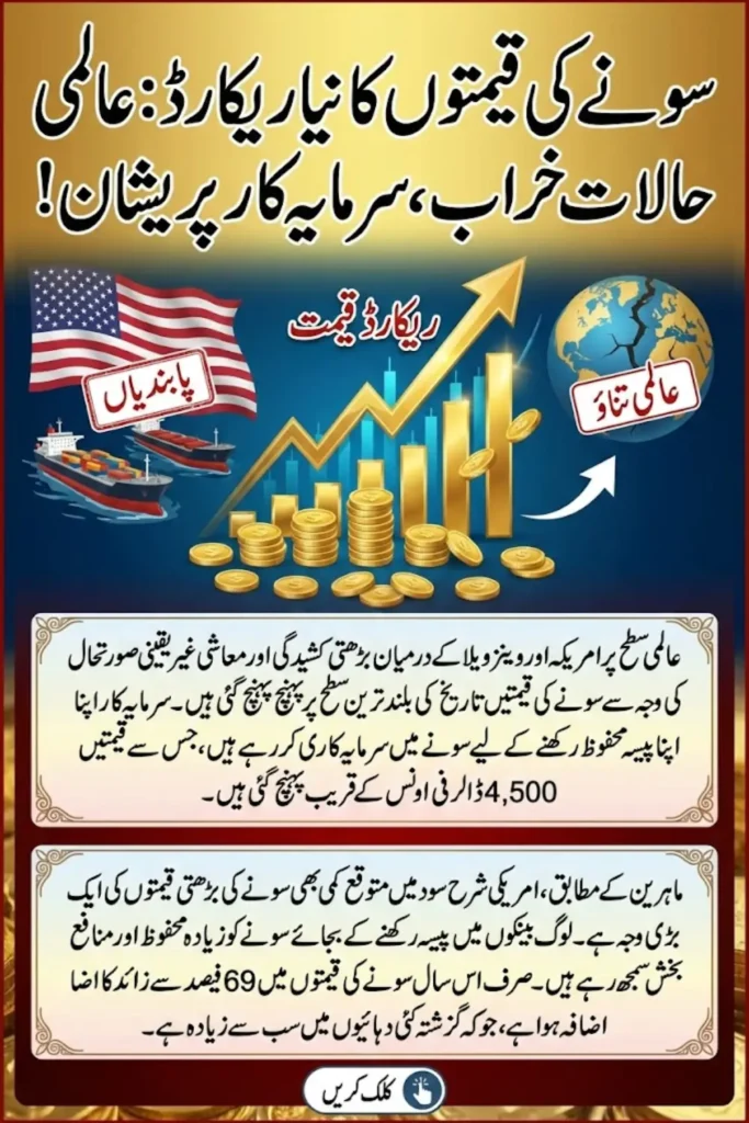 Gold Prices Hit Record High as Global Tensions and Rate Cut Hopes Rise