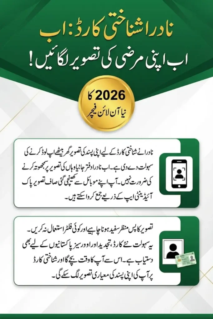 NADRA ID Card Custom Photo Upload 2026 – Complete Online Process and Photo Requirements in Pakistan