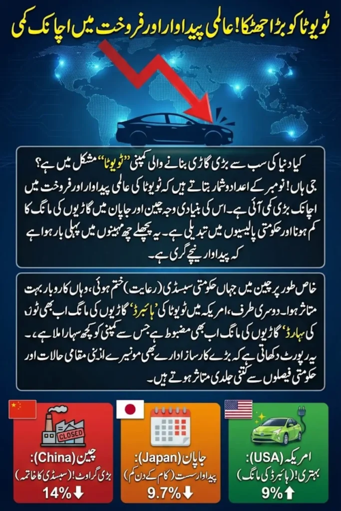 Toyota Reports First Global Production Decline in Six Months as November Output Falls 5.5%