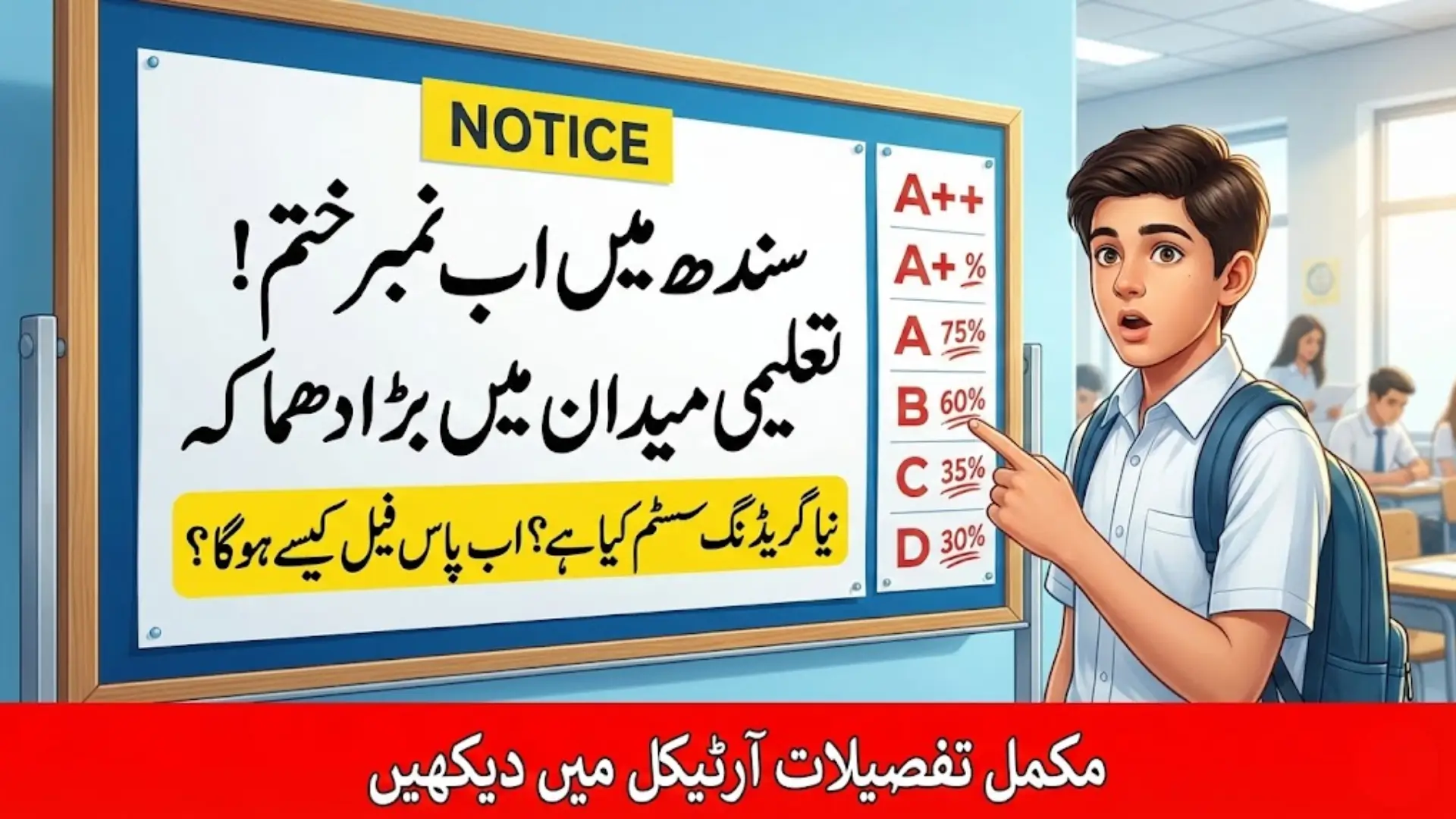 Sindh Grading System Reform Approved as Marks-Based Exams Abolished for Matric and Intermediate